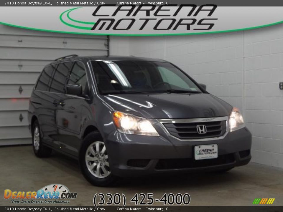 2010 Honda Odyssey EX-L Polished Metal Metallic / Gray Photo #1