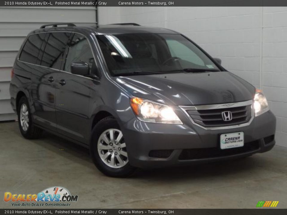 2010 Honda Odyssey EX-L Polished Metal Metallic / Gray Photo #2