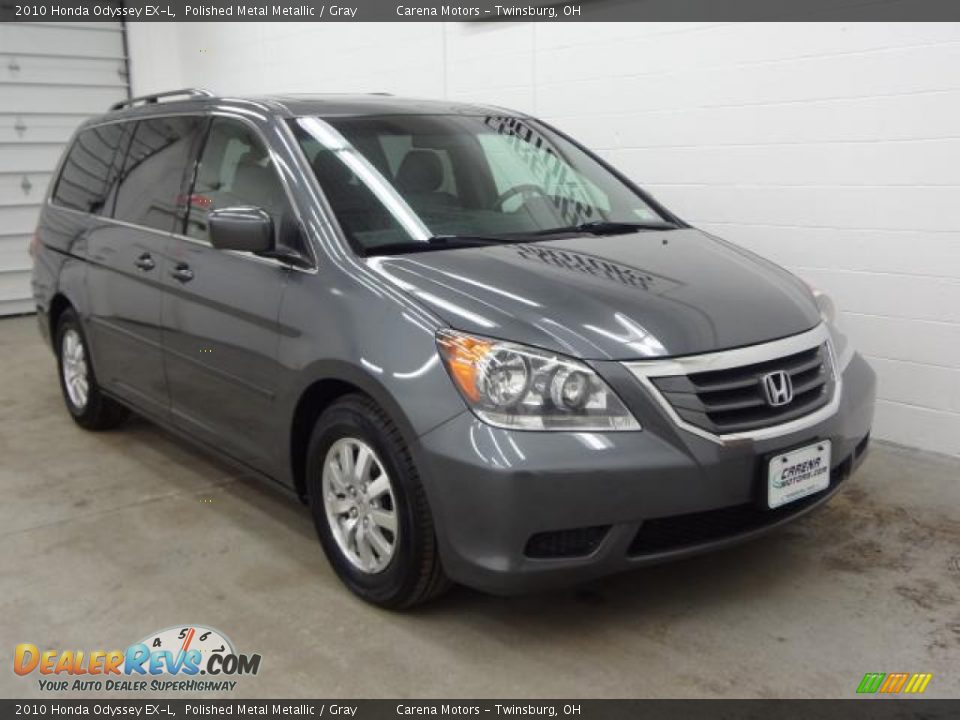 2010 Honda Odyssey EX-L Polished Metal Metallic / Gray Photo #4