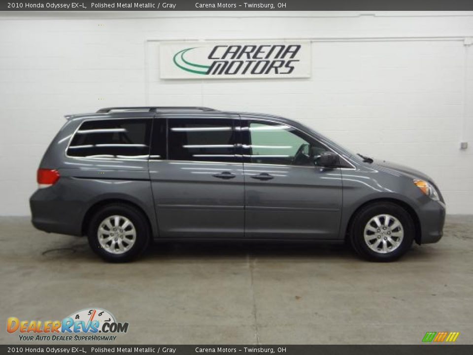 2010 Honda Odyssey EX-L Polished Metal Metallic / Gray Photo #5