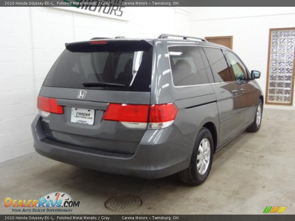 2010 Honda Odyssey EX-L Polished Metal Metallic / Gray Photo #6