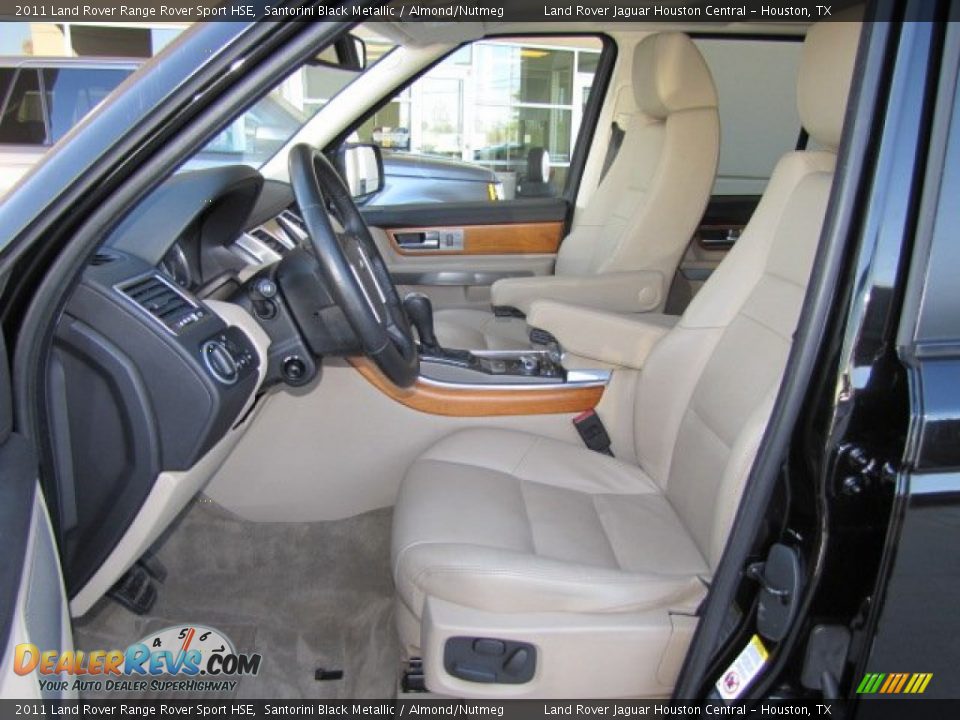 2011 Land Rover Range Rover Sport HSE Santorini Black Metallic / Almond/Nutmeg Photo #2