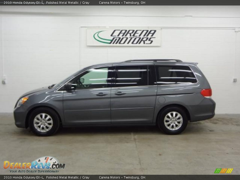 2010 Honda Odyssey EX-L Polished Metal Metallic / Gray Photo #9