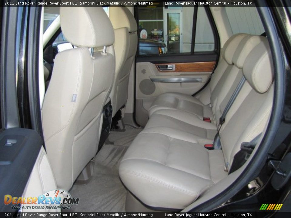 2011 Land Rover Range Rover Sport HSE Santorini Black Metallic / Almond/Nutmeg Photo #4
