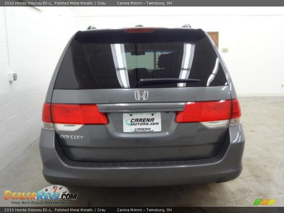 2010 Honda Odyssey EX-L Polished Metal Metallic / Gray Photo #10