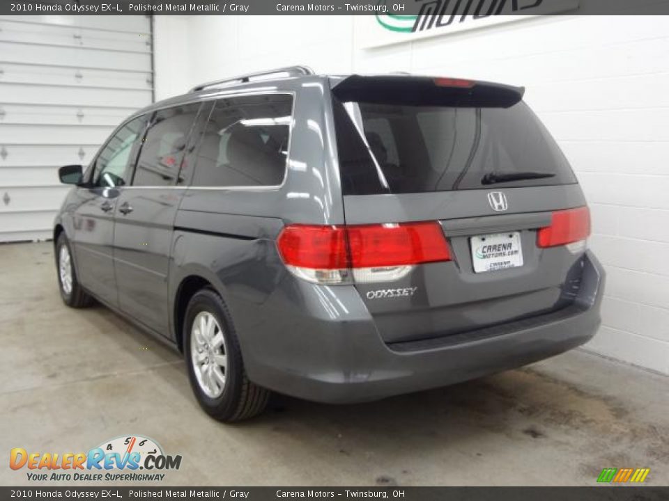 2010 Honda Odyssey EX-L Polished Metal Metallic / Gray Photo #11