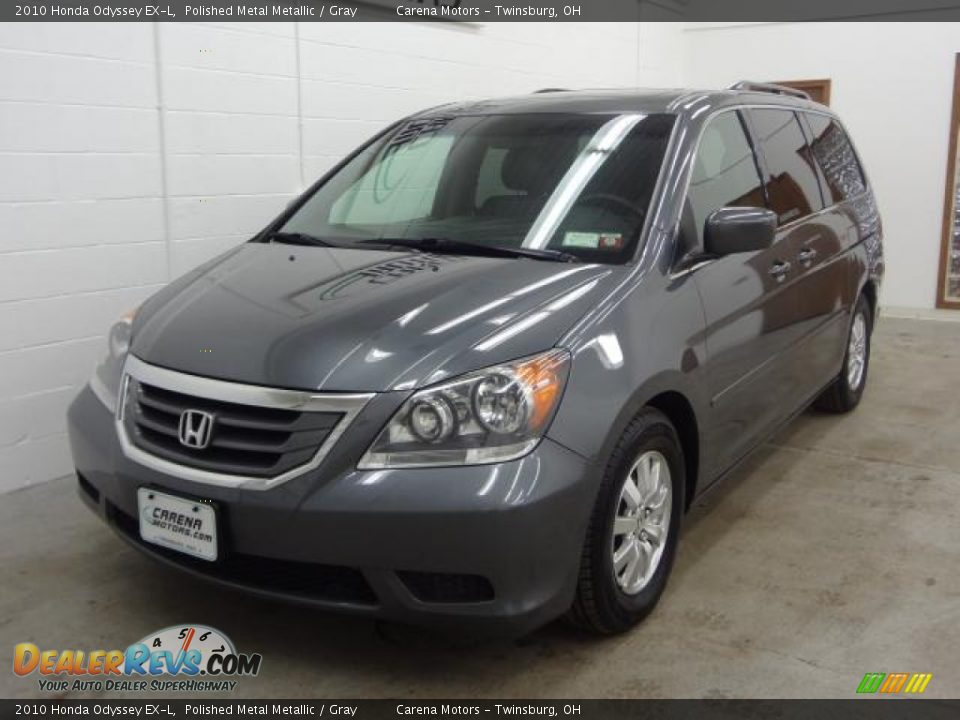 2010 Honda Odyssey EX-L Polished Metal Metallic / Gray Photo #12