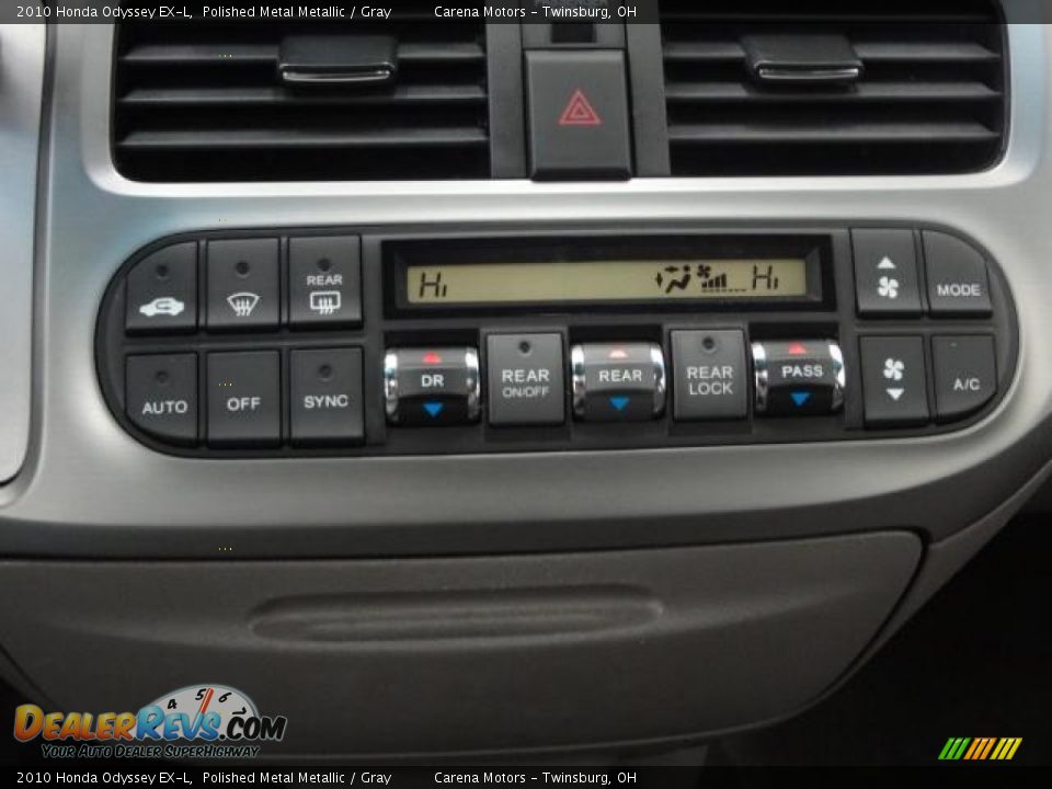 2010 Honda Odyssey EX-L Polished Metal Metallic / Gray Photo #16