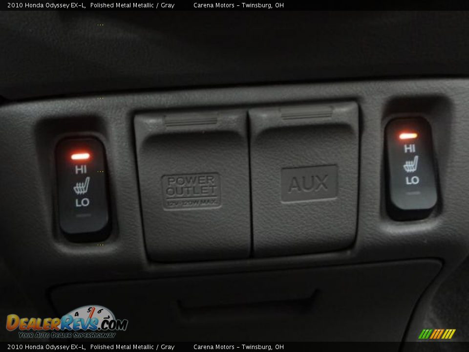 2010 Honda Odyssey EX-L Polished Metal Metallic / Gray Photo #17