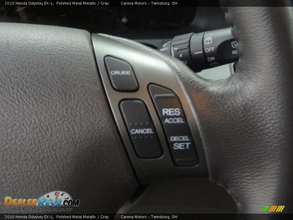 2010 Honda Odyssey EX-L Polished Metal Metallic / Gray Photo #19