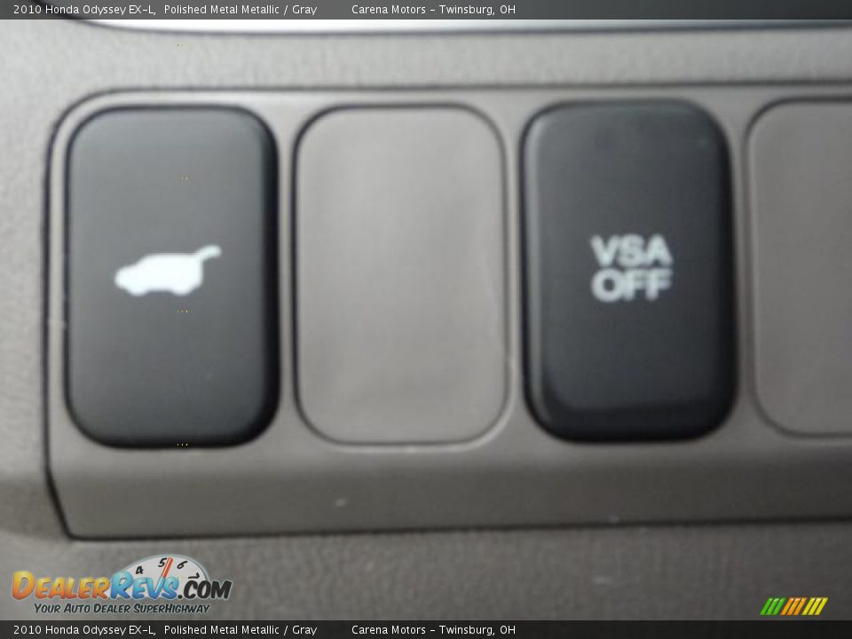 2010 Honda Odyssey EX-L Polished Metal Metallic / Gray Photo #22