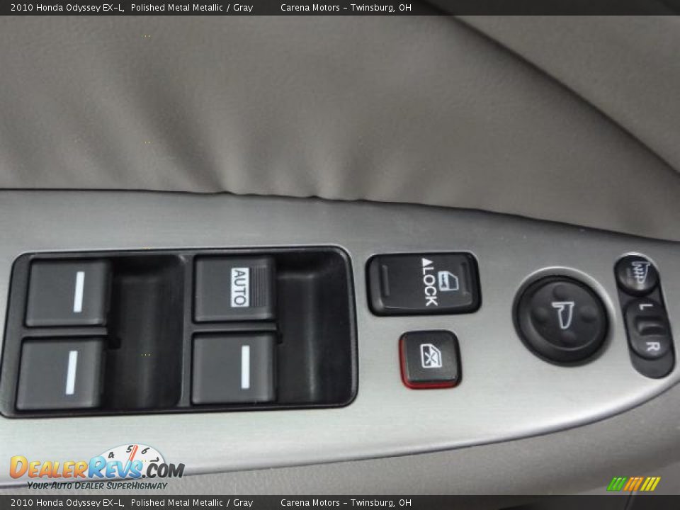 2010 Honda Odyssey EX-L Polished Metal Metallic / Gray Photo #24