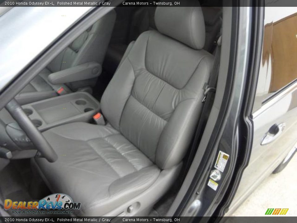 2010 Honda Odyssey EX-L Polished Metal Metallic / Gray Photo #25
