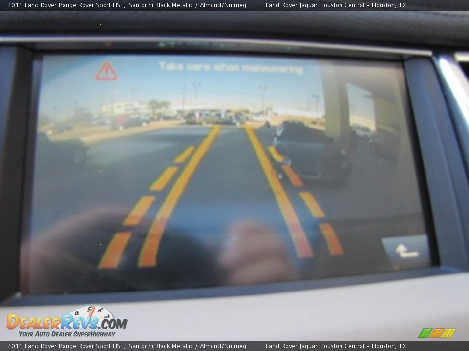 2011 Land Rover Range Rover Sport HSE Santorini Black Metallic / Almond/Nutmeg Photo #18