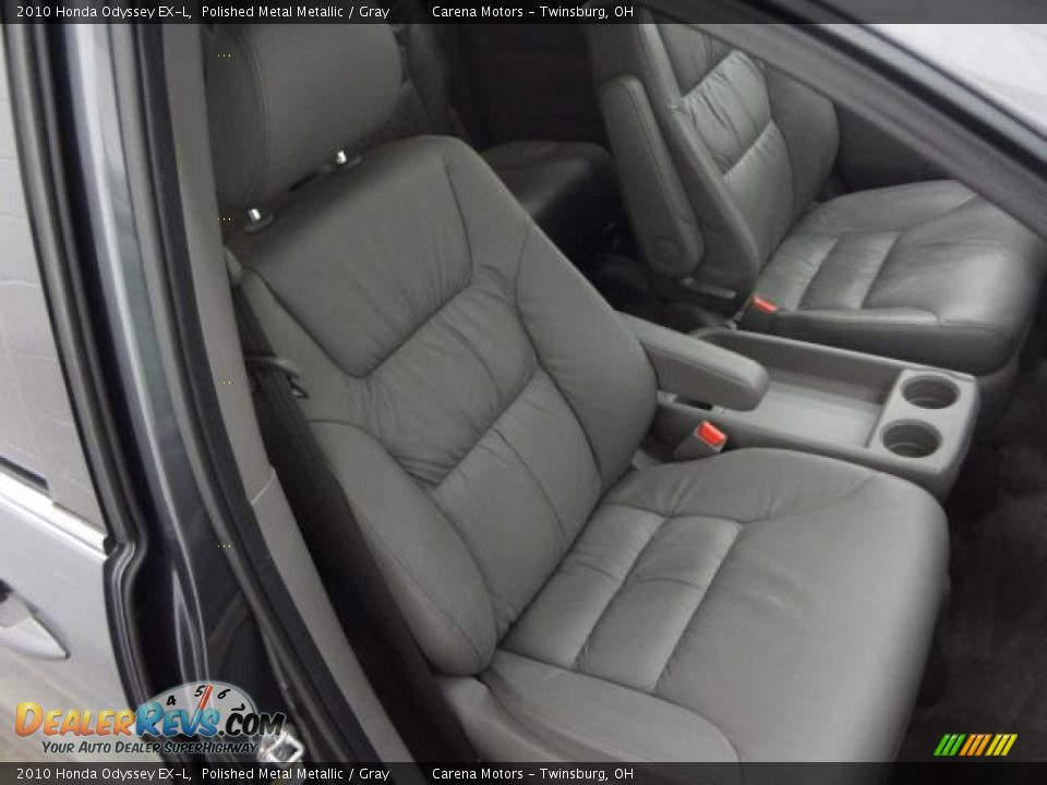 2010 Honda Odyssey EX-L Polished Metal Metallic / Gray Photo #27