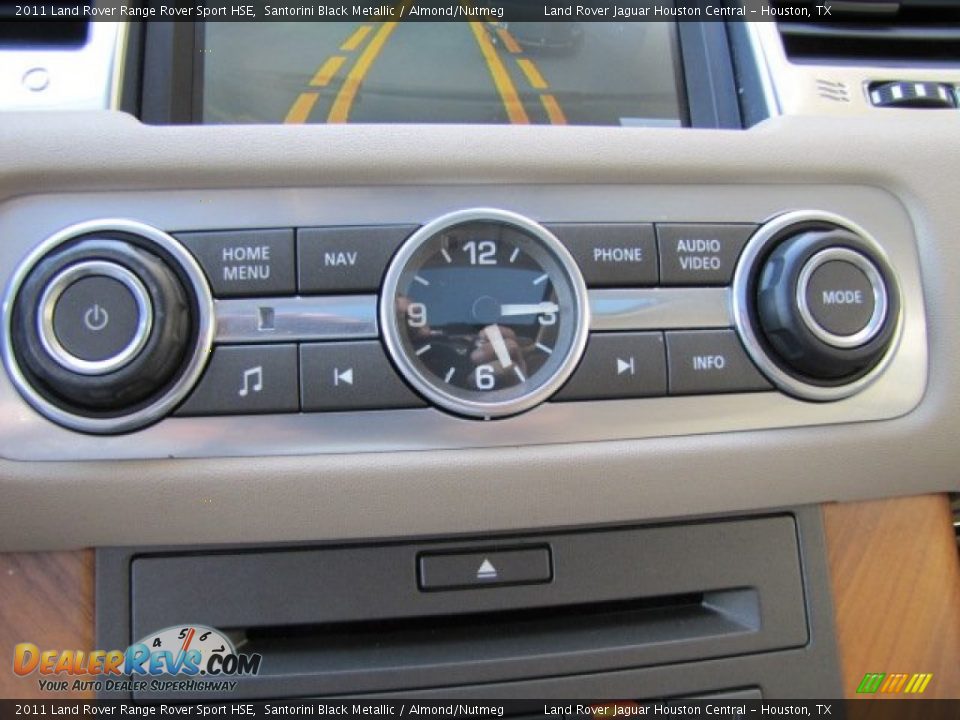 2011 Land Rover Range Rover Sport HSE Santorini Black Metallic / Almond/Nutmeg Photo #19