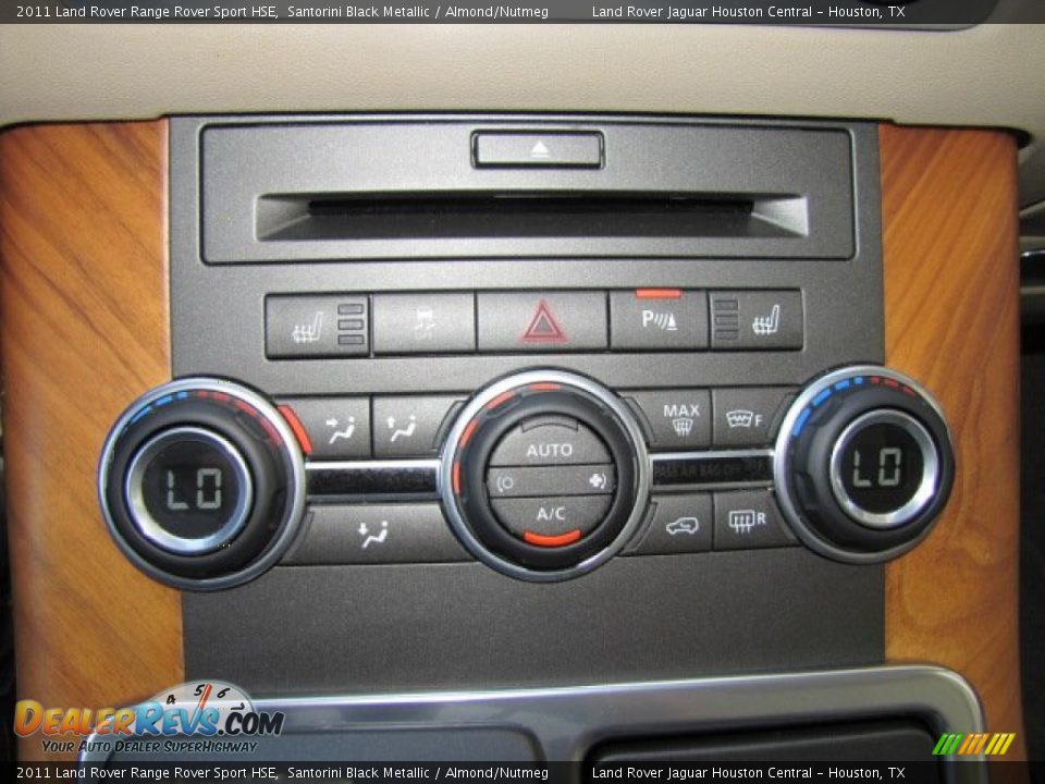 2011 Land Rover Range Rover Sport HSE Santorini Black Metallic / Almond/Nutmeg Photo #20