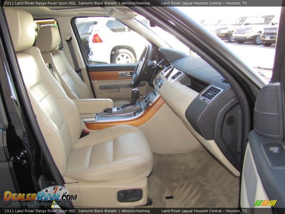 2011 Land Rover Range Rover Sport HSE Santorini Black Metallic / Almond/Nutmeg Photo #21