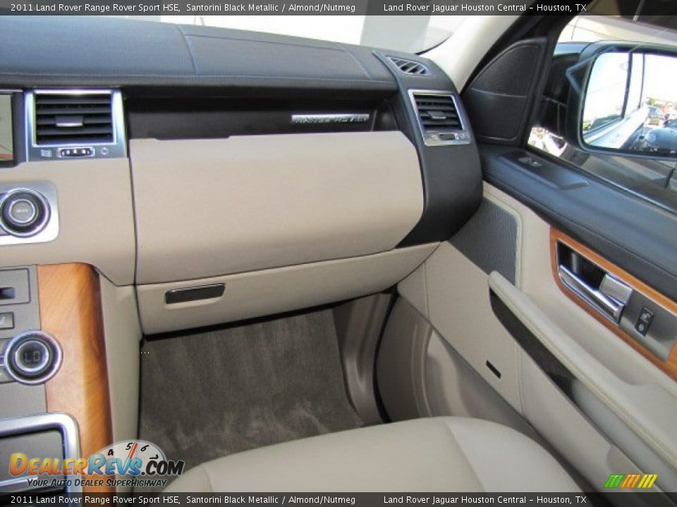 2011 Land Rover Range Rover Sport HSE Santorini Black Metallic / Almond/Nutmeg Photo #29