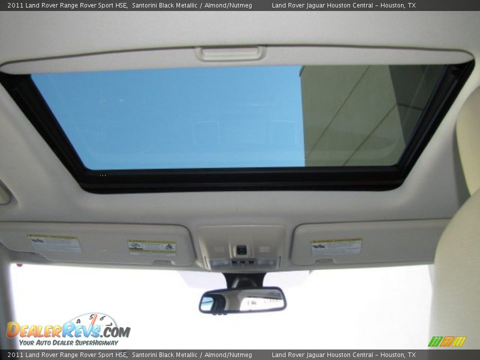 2011 Land Rover Range Rover Sport HSE Santorini Black Metallic / Almond/Nutmeg Photo #30