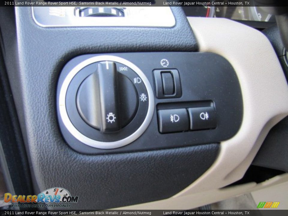 2011 Land Rover Range Rover Sport HSE Santorini Black Metallic / Almond/Nutmeg Photo #32