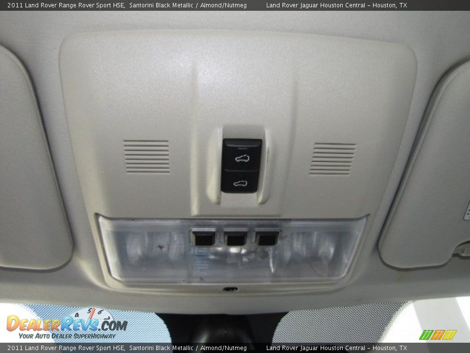 2011 Land Rover Range Rover Sport HSE Santorini Black Metallic / Almond/Nutmeg Photo #34