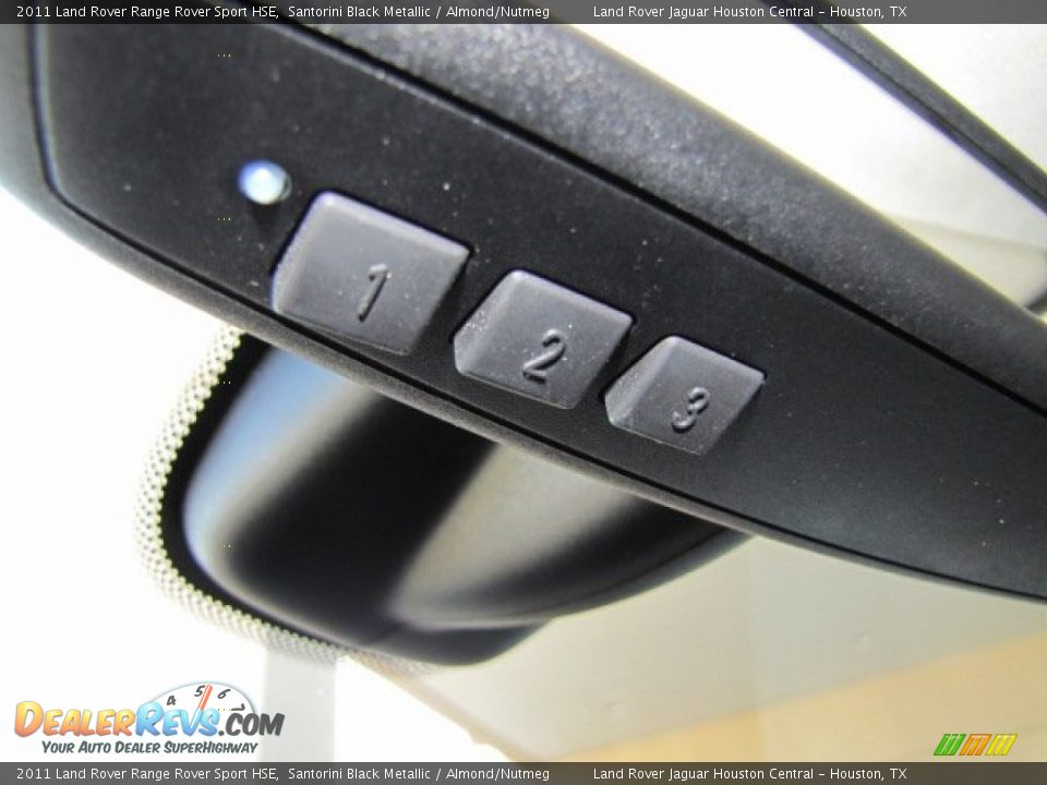 2011 Land Rover Range Rover Sport HSE Santorini Black Metallic / Almond/Nutmeg Photo #35