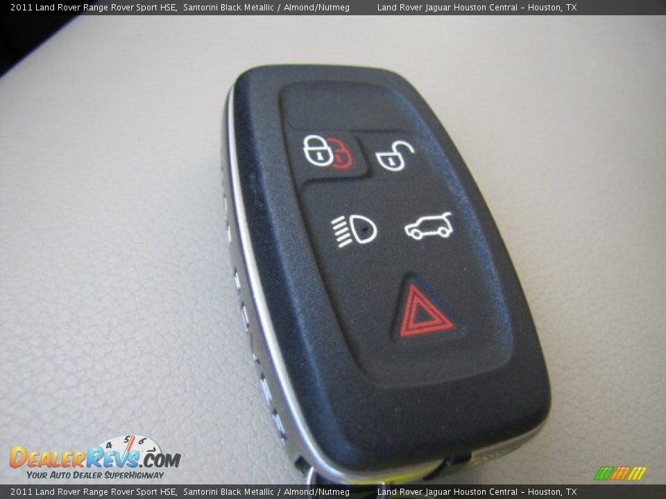 2011 Land Rover Range Rover Sport HSE Santorini Black Metallic / Almond/Nutmeg Photo #36