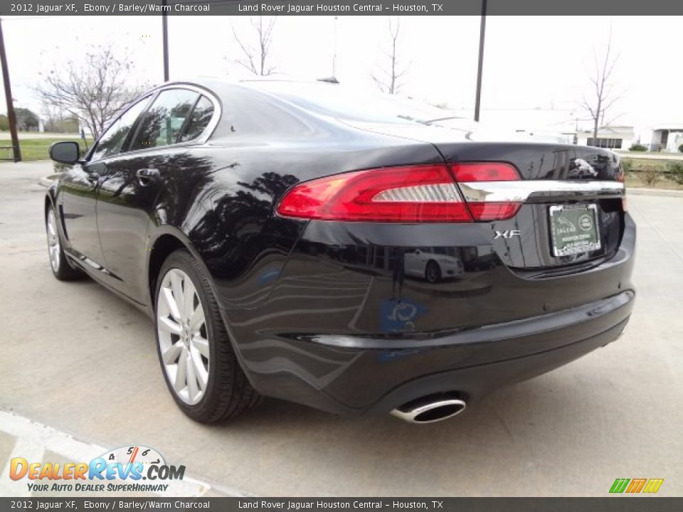 2012 Jaguar XF Ebony / Barley/Warm Charcoal Photo #8