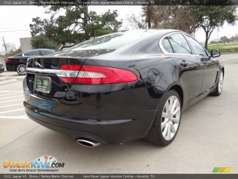 2012 Jaguar XF Ebony / Barley/Warm Charcoal Photo #10