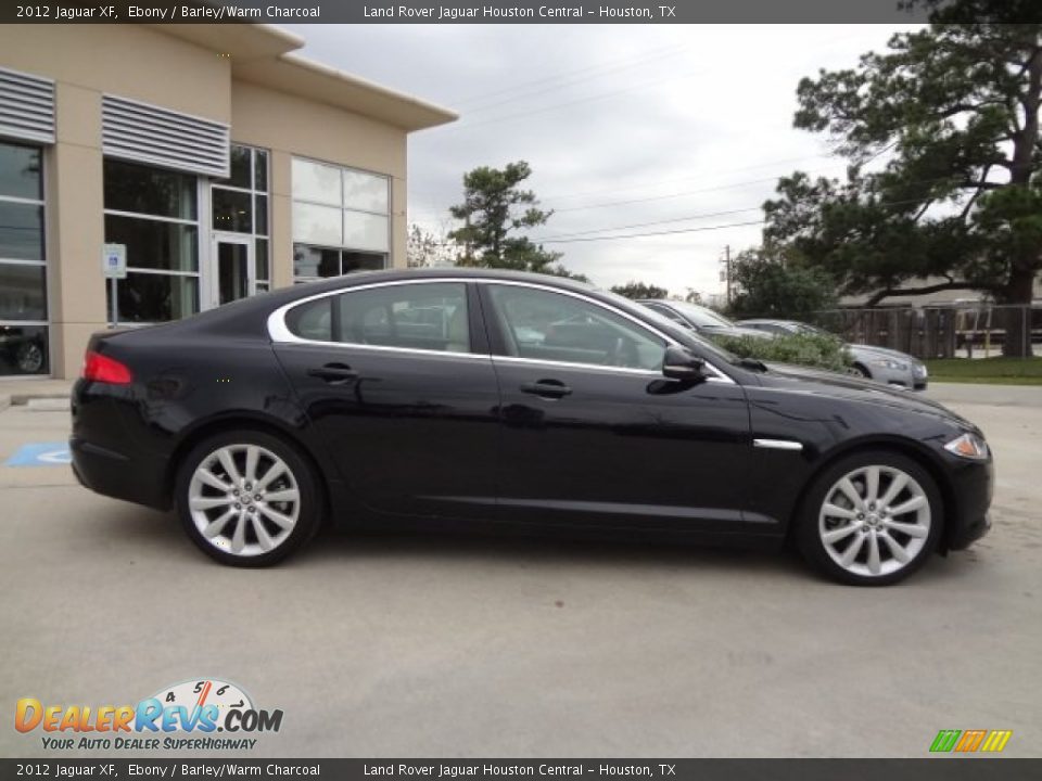 2012 Jaguar XF Ebony / Barley/Warm Charcoal Photo #11