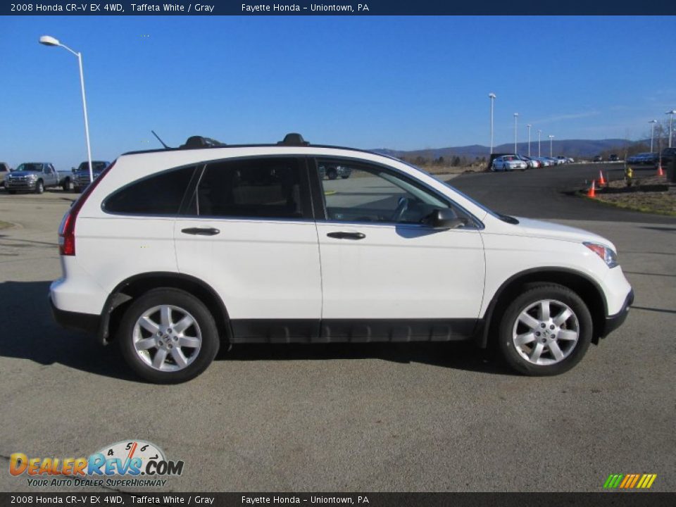2008 Honda CR-V EX 4WD Taffeta White / Gray Photo #4
