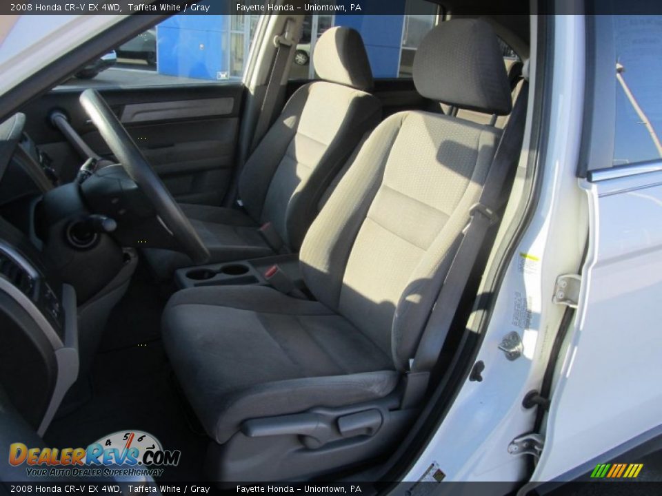 2008 Honda CR-V EX 4WD Taffeta White / Gray Photo #7