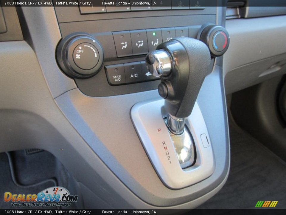 2008 Honda CR-V EX 4WD Taffeta White / Gray Photo #13