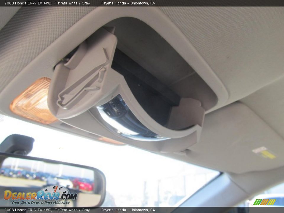 2008 Honda CR-V EX 4WD Taffeta White / Gray Photo #14