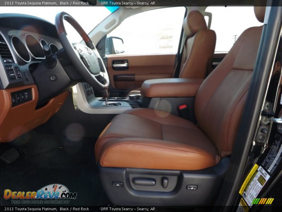 Front Seat of 2013 Toyota Sequoia Platinum Photo #14