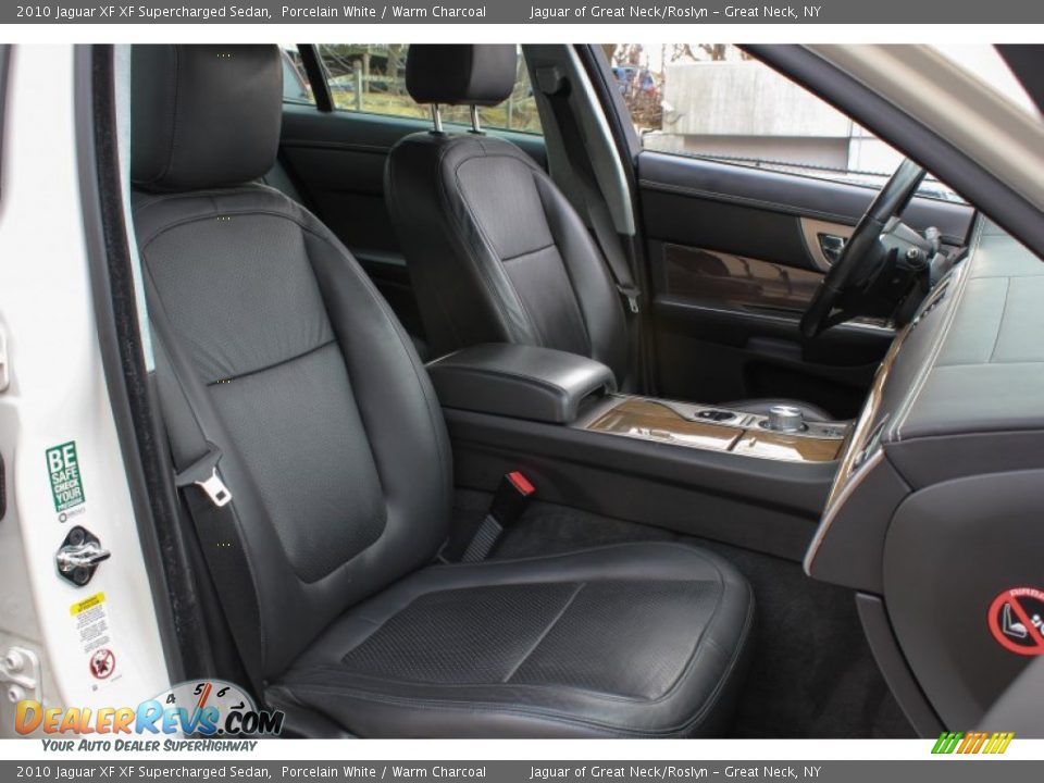 Front Seat of 2010 Jaguar XF XF Supercharged Sedan Photo #10