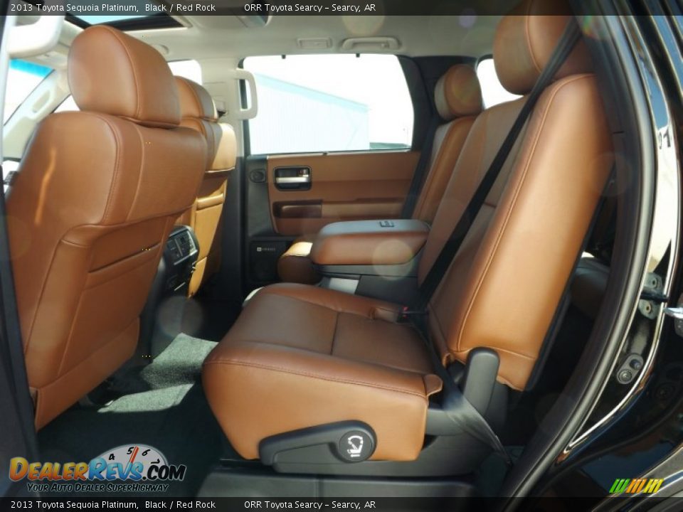 Rear Seat of 2013 Toyota Sequoia Platinum Photo #17