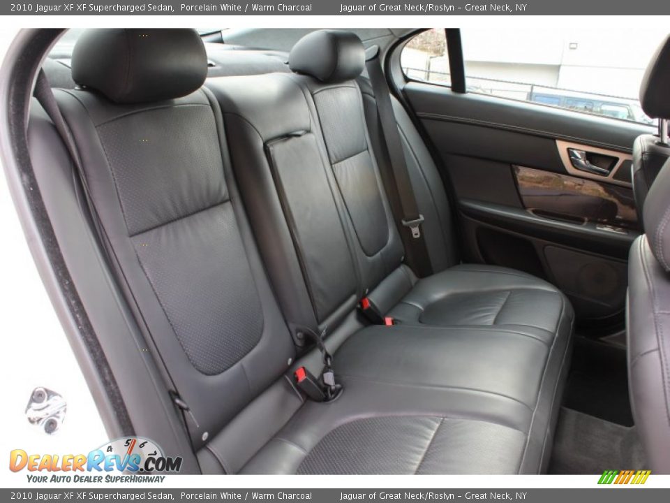 Rear Seat of 2010 Jaguar XF XF Supercharged Sedan Photo #13