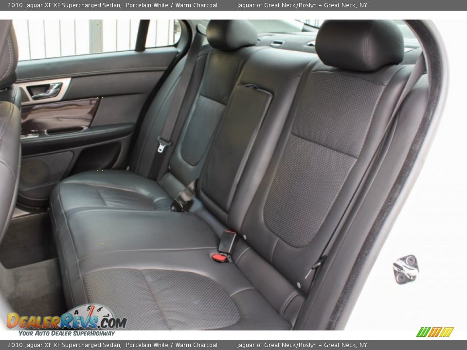 Rear Seat of 2010 Jaguar XF XF Supercharged Sedan Photo #17