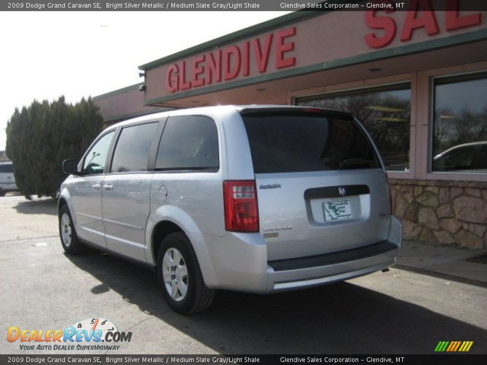 2009 Dodge Grand Caravan SE Bright Silver Metallic / Medium Slate Gray/Light Shale Photo #5