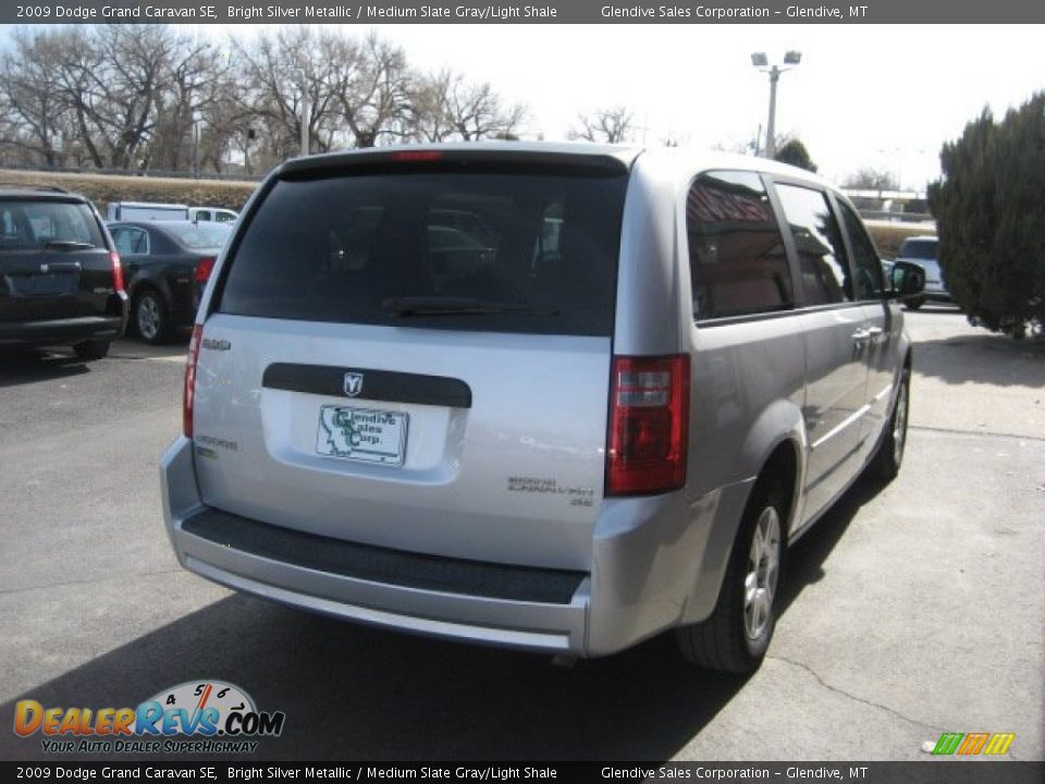 2009 Dodge Grand Caravan SE Bright Silver Metallic / Medium Slate Gray/Light Shale Photo #6