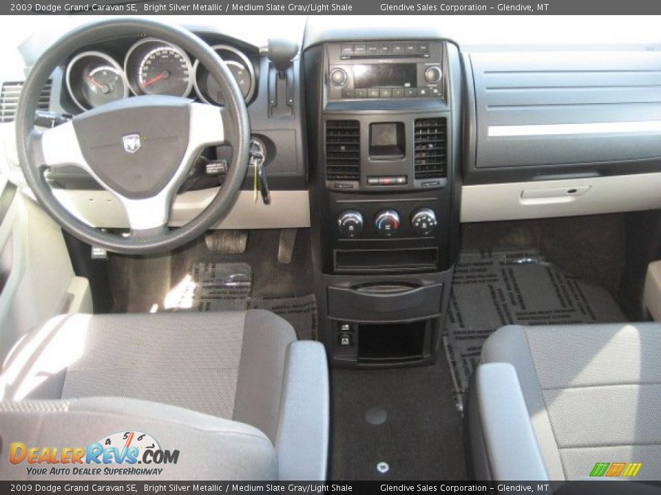 2009 Dodge Grand Caravan SE Bright Silver Metallic / Medium Slate Gray/Light Shale Photo #7