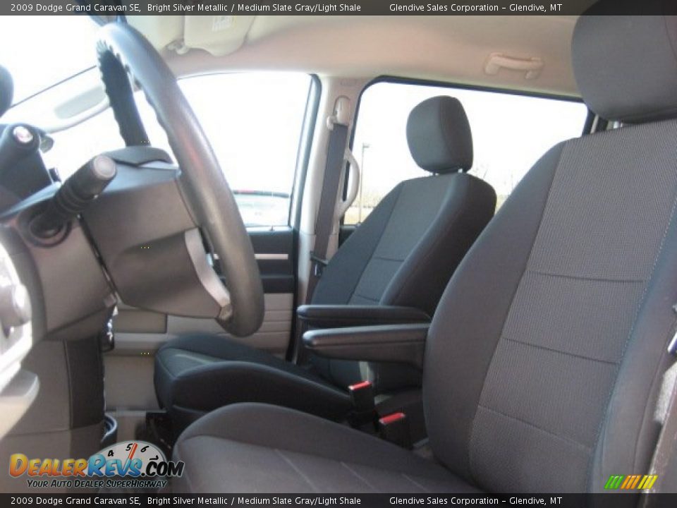 2009 Dodge Grand Caravan SE Bright Silver Metallic / Medium Slate Gray/Light Shale Photo #8