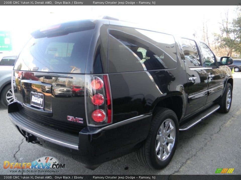 2008 GMC Yukon XL Denali AWD Onyx Black / Ebony Photo #4