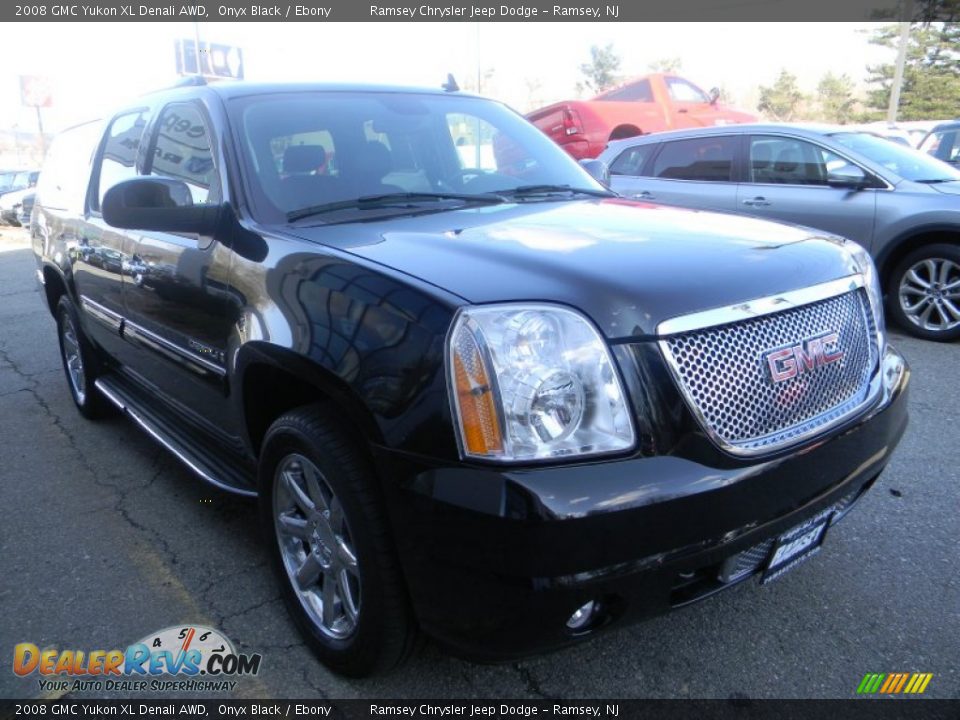 2008 GMC Yukon XL Denali AWD Onyx Black / Ebony Photo #6