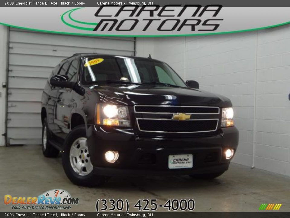 2009 Chevrolet Tahoe LT 4x4 Black / Ebony Photo #1