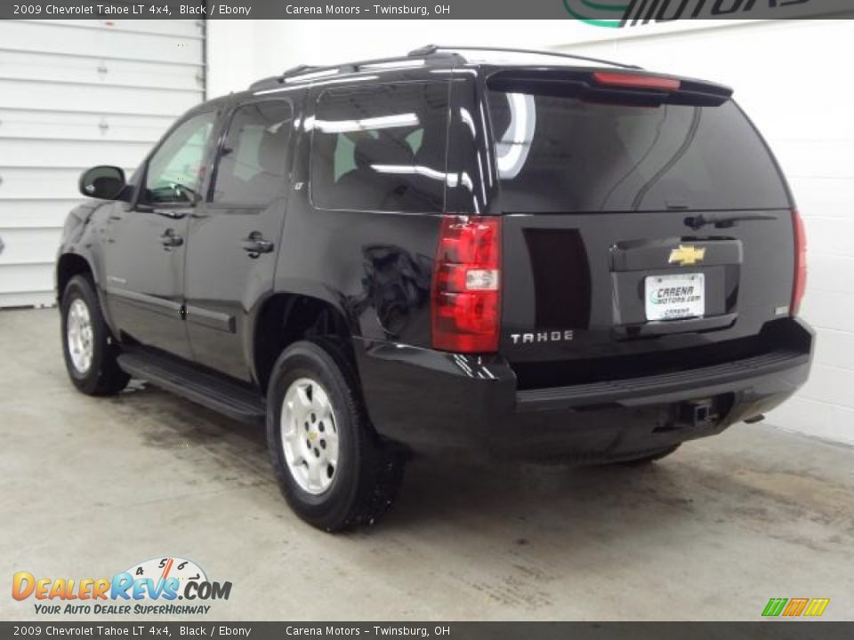 2009 Chevrolet Tahoe LT 4x4 Black / Ebony Photo #14
