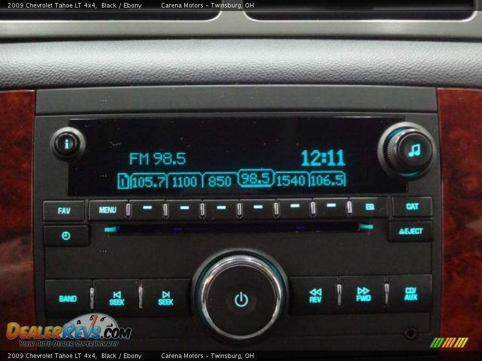 2009 Chevrolet Tahoe LT 4x4 Black / Ebony Photo #20