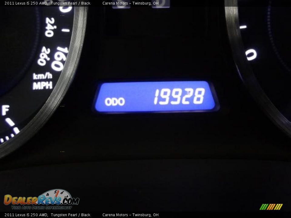 2011 Lexus IS 250 AWD Tungsten Pearl / Black Photo #14
